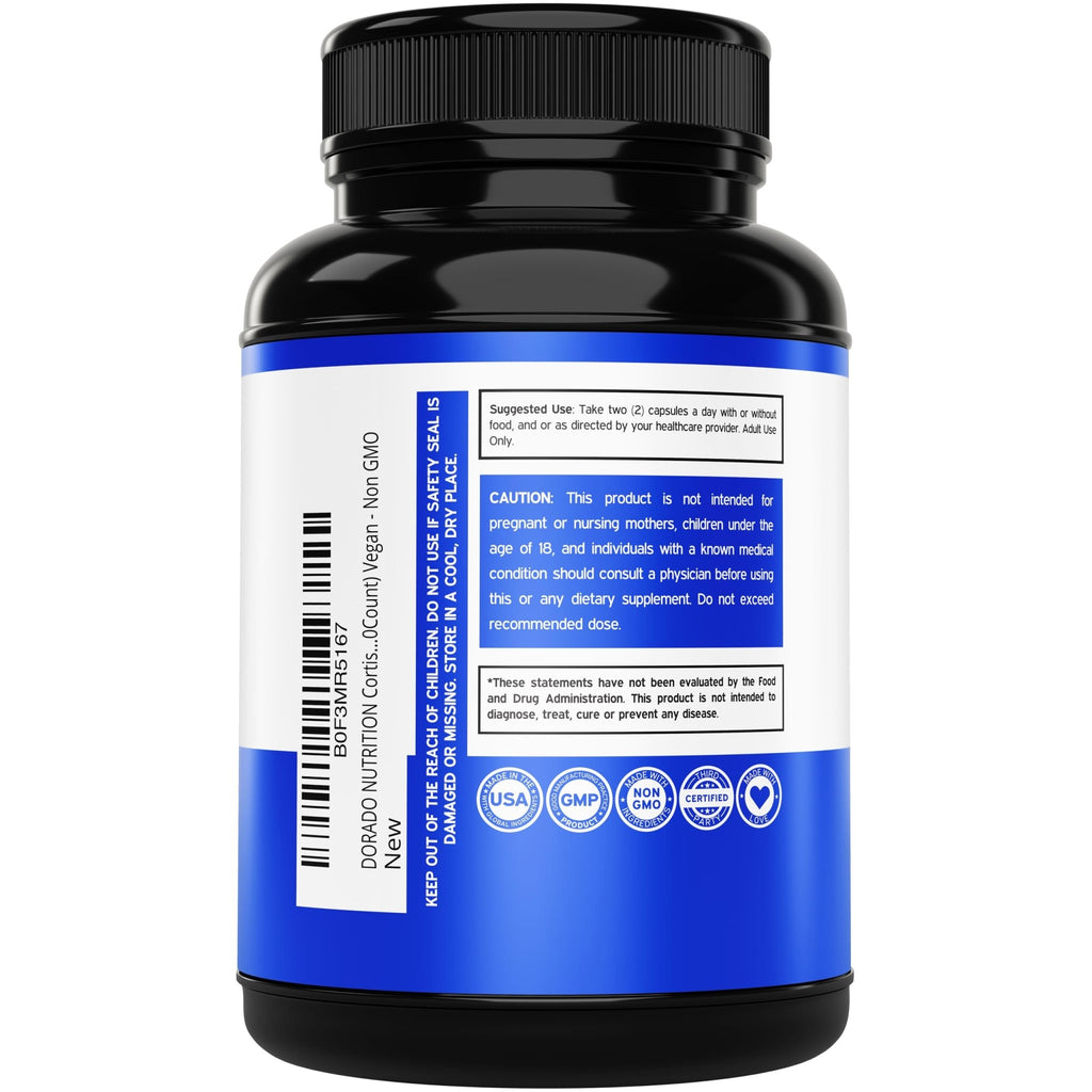 Cortisol Supplements for Women & Men with 14 in1 Blend (Magnesium, Ashwagandha, L Theanine & More) Healthy Cortisol Balance & Calm Mood Support - Third Party Tested, Non GMO, USA Made - 60 Count - TrustMedUSA