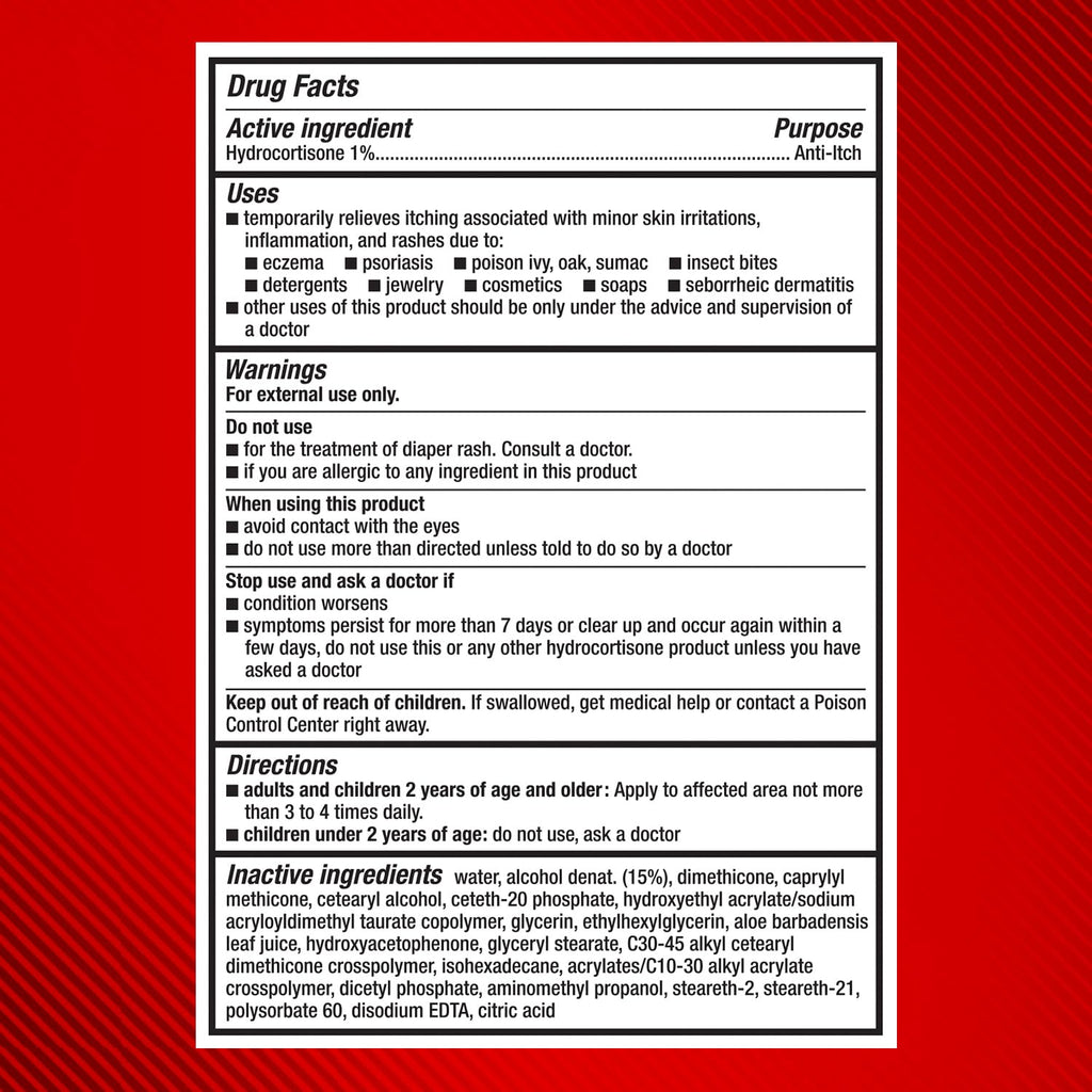 Cortizone-10 Maximum Strength Itch Relief Massaging Rollerball, 1% Hydrocortisone, Fast-Acting, Anti-Itch Liquid for Bug Bites, Rash, Eczema, Psoriasis, Poison Ivy, Oak, Sumac, 1.5 fl. oz - TrustMedUSA