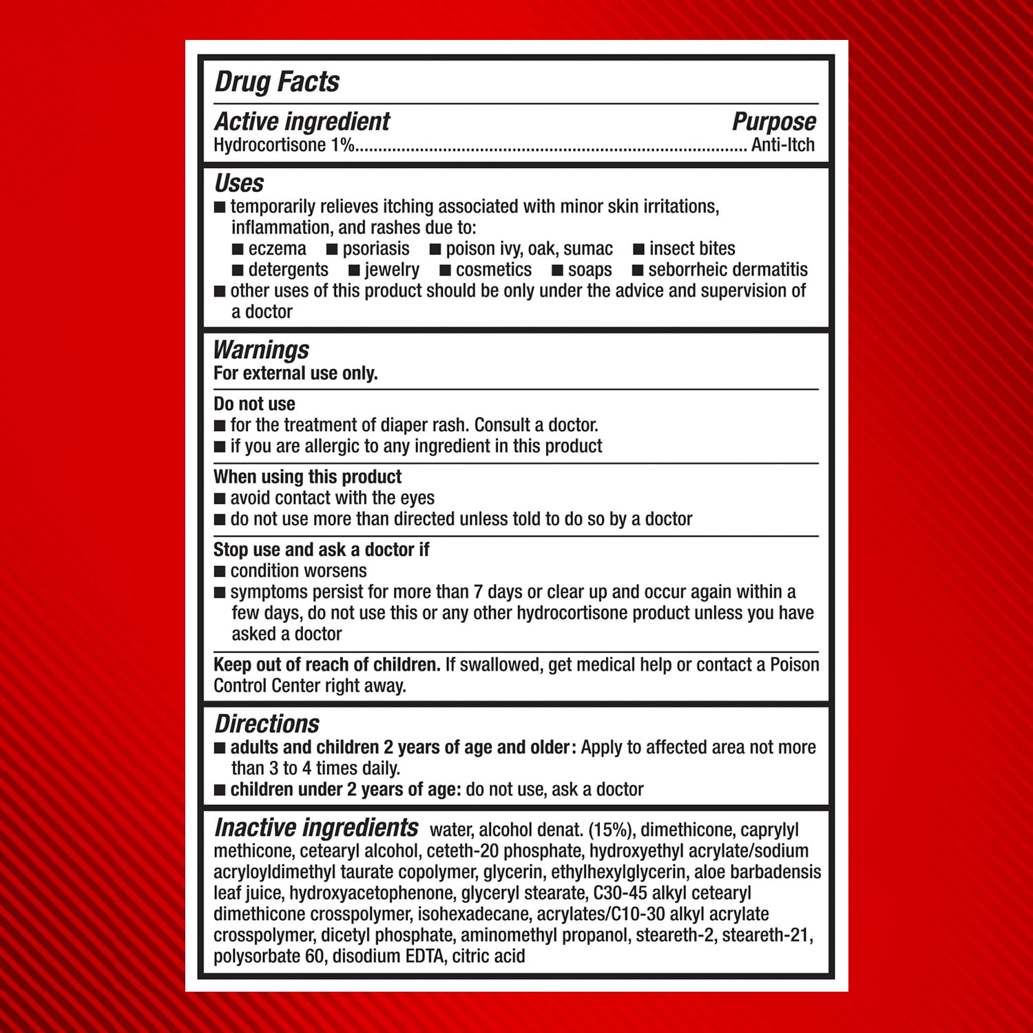 Cortizone-10 Maximum Strength Itch Relief Massaging Rollerball, 1% Hydrocortisone, Fast-Acting, Anti-Itch Liquid for Bug Bites, Rash, Eczema, Psoriasis, Poison Ivy, Oak, Sumac, 1.5 fl. oz - TrustMedUSA