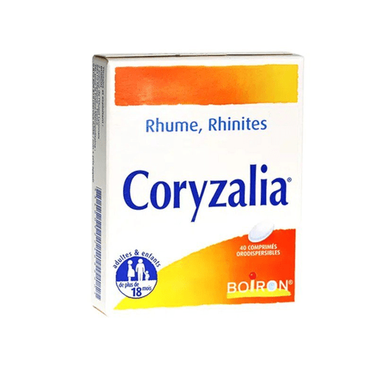 Coryzalia: colds, rhinitis - 40 ordodispersible tablets - BOIRON - TrustMedUSA