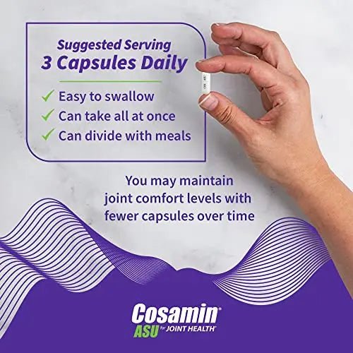 Cosamin ASU Joint Health Supplement – Advanced, Faster-Acting Formula, 90 Capsules - TrustMedUSA