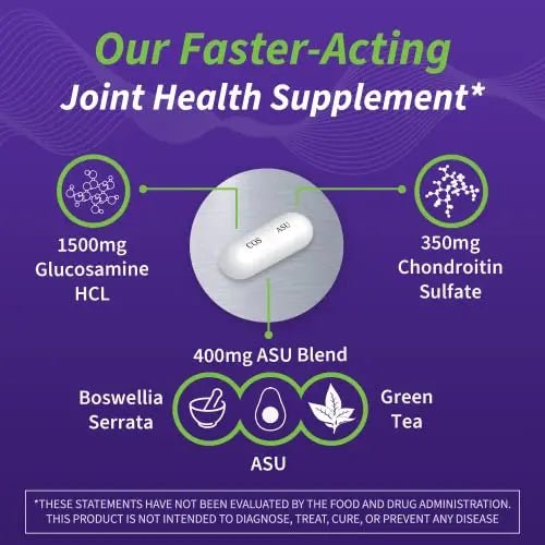 Cosamin ASU Joint Health Supplement – Advanced, Faster-Acting Formula, 90 Capsules - TrustMedUSA