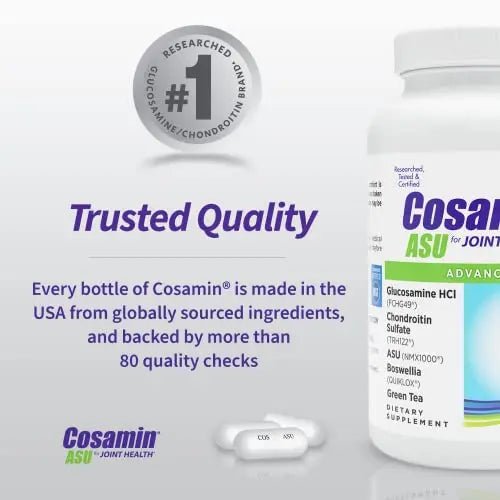 Cosamin ASU Joint Health Supplement – Advanced, Faster-Acting Formula, 90 Capsules - TrustMedUSA