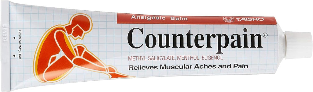 Counterpain® Warm Balm for Temporary Relief of Minor Muscular Aches and Pain, Methyl Salicylate, Levomenthol, Eugenol, Made in Indonesia - TrustMedUSA