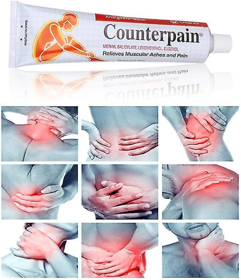 Counterpain® Warm Balm for Temporary Relief of Minor Muscular Aches and Pain, Methyl Salicylate, Levomenthol, Eugenol, Made in Indonesia - TrustMedUSA