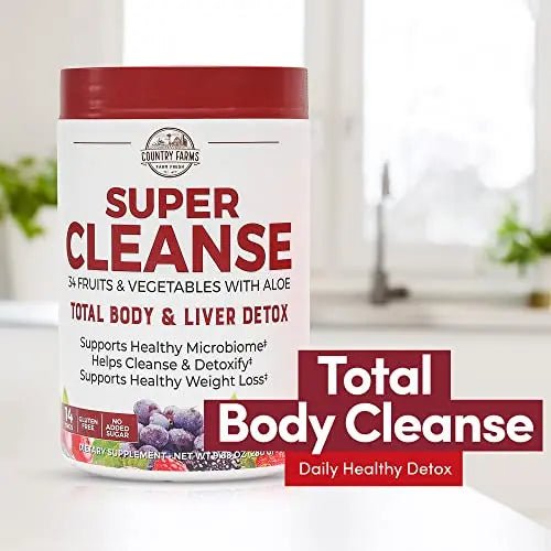 COUNTRY FARMS Super Cleanse, Super Juice Cleanse, Supports Healthy - TrustMedUSA