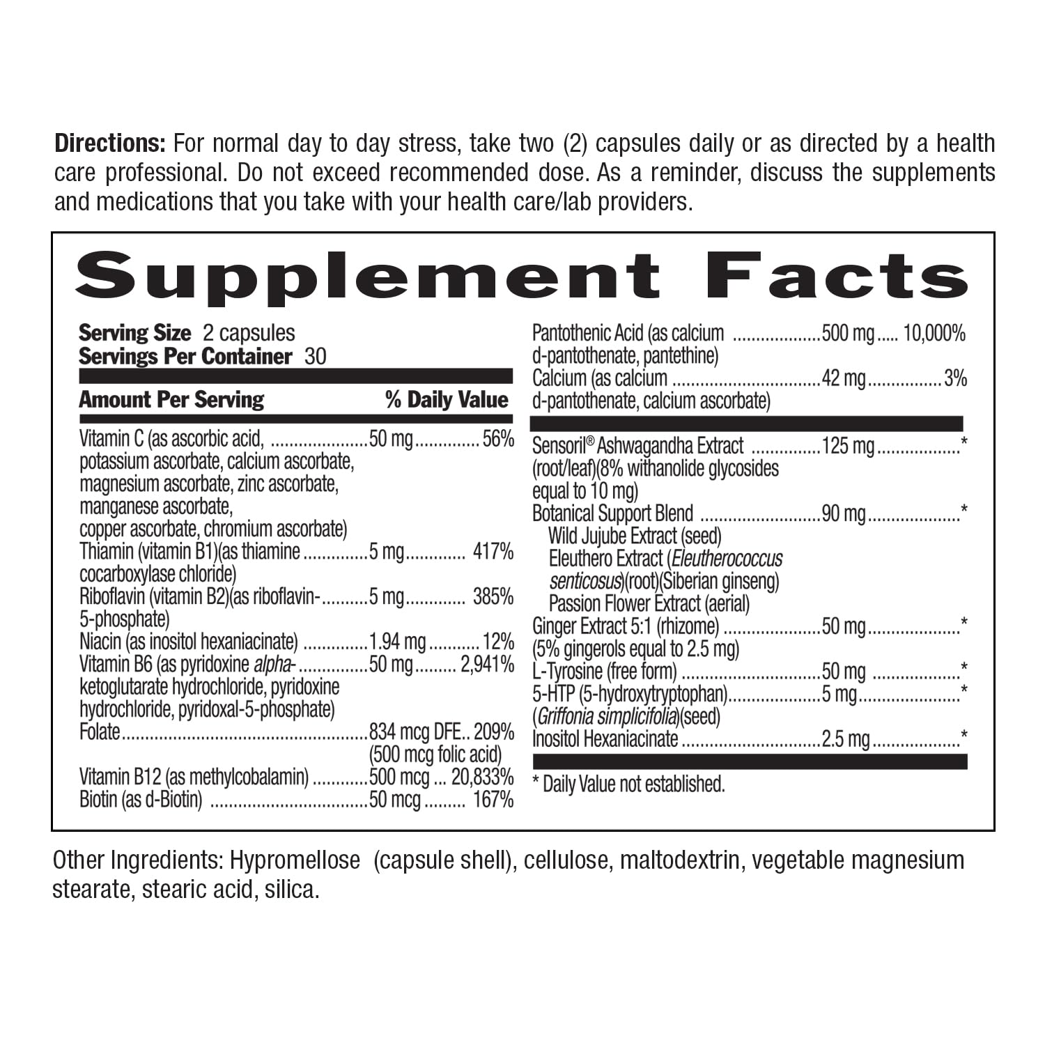 Country Life Stress Shield – Stress & Tension Relief Supplement with Ashwagandha, B-Vitamins for Energy & Emotional Well-Being, Supports Mental Clarity & Resilience, Gluten-Free, Vegan, 60 Capsules - TrustMedUSA
