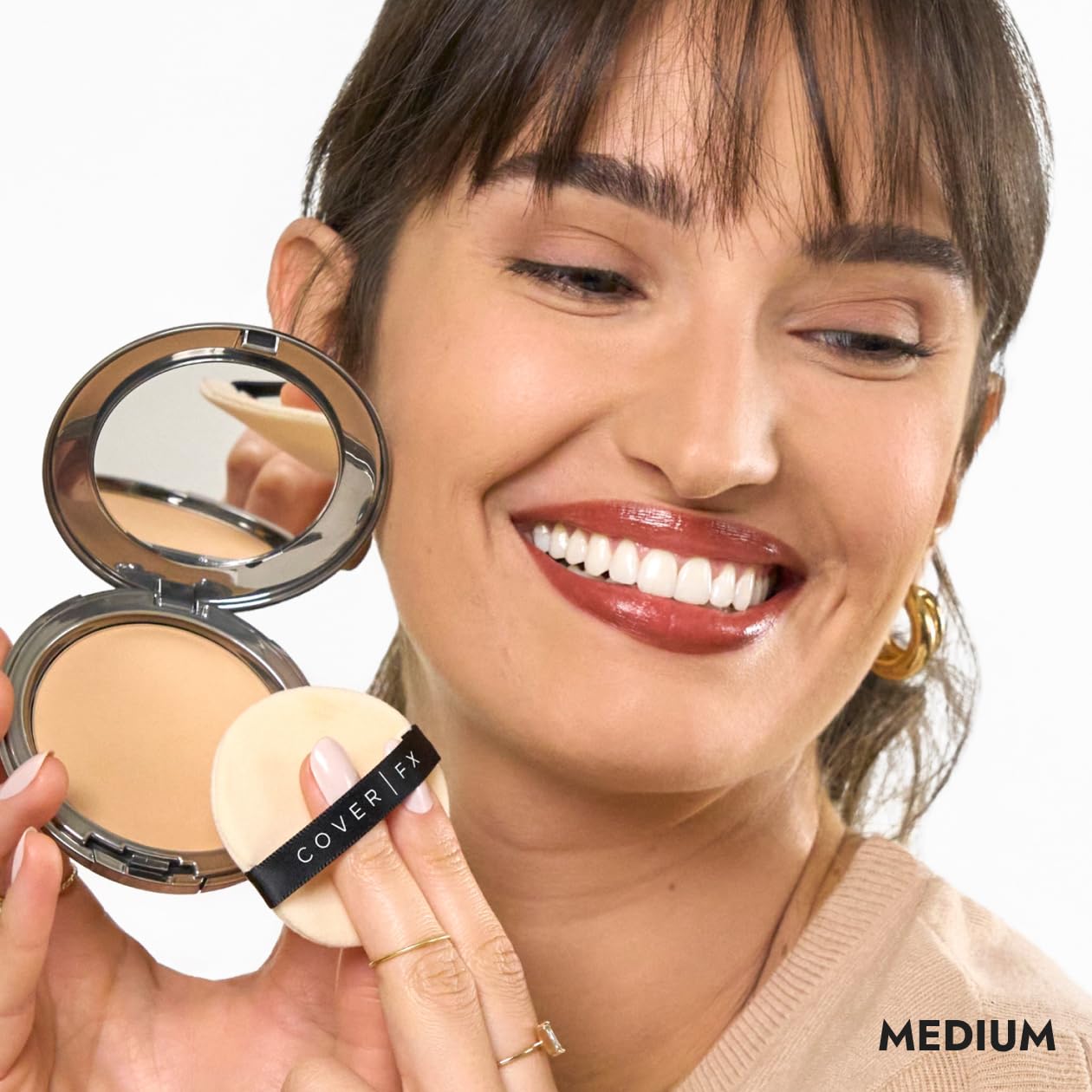 COVER FX Perfect Pressed Setting Powder - Deep - TrustMedUSA