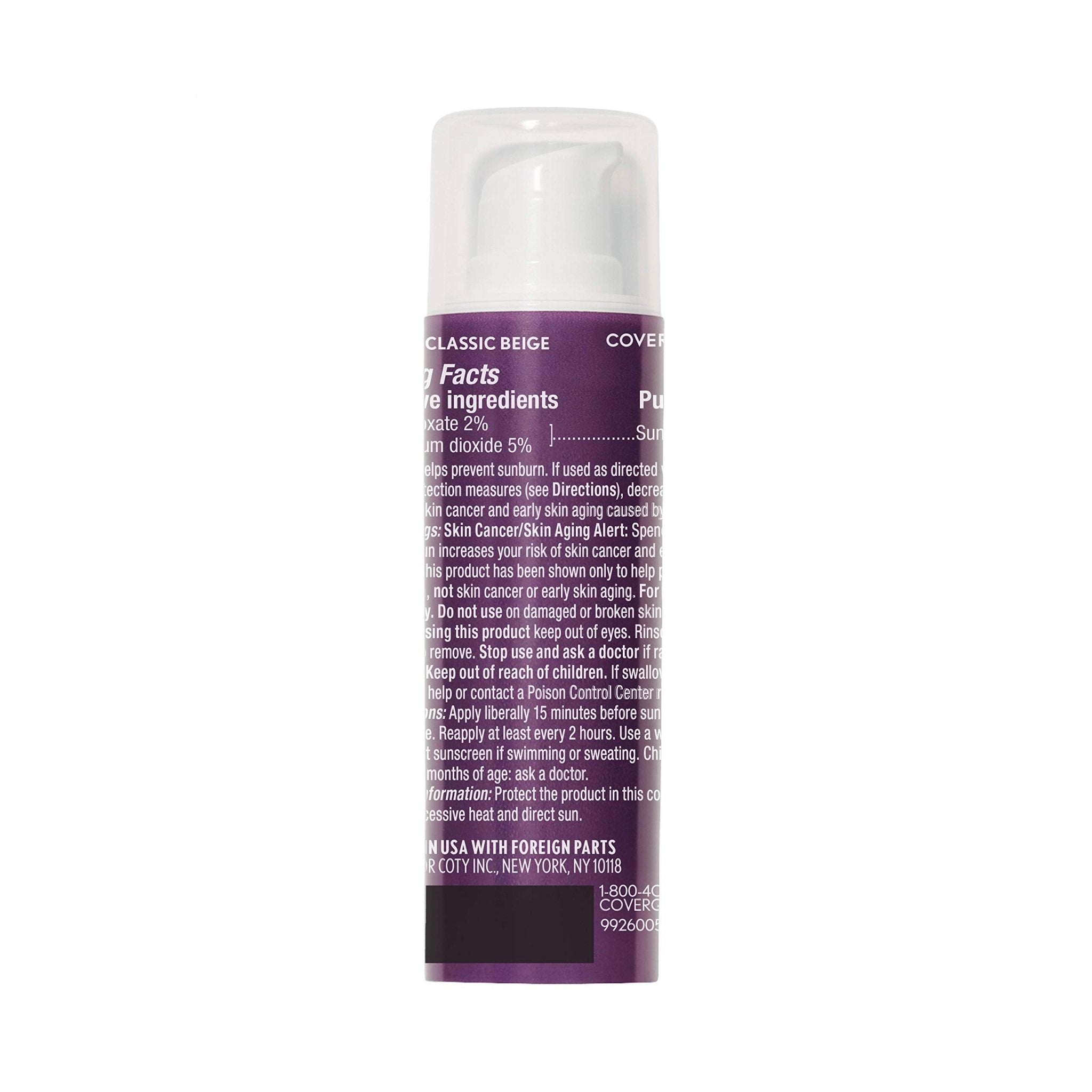COVERGIRL Advanced Radiance Age-Defying Foundation Makeup, Classic Beige, 1 oz (Packaging May Vary) - TrustMedUSA