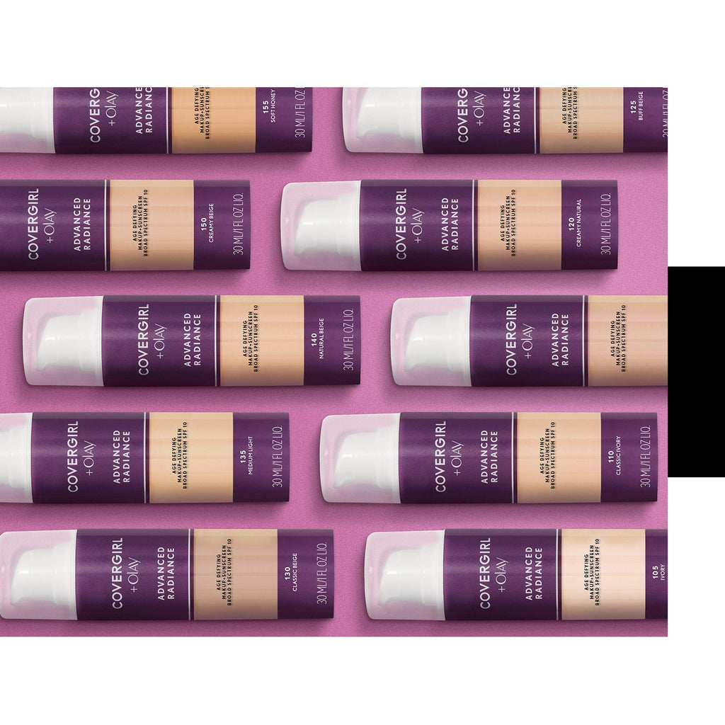 COVERGIRL Advanced Radiance Age-Defying Foundation Makeup, Classic Beige, 1 oz (Packaging May Vary) - TrustMedUSA