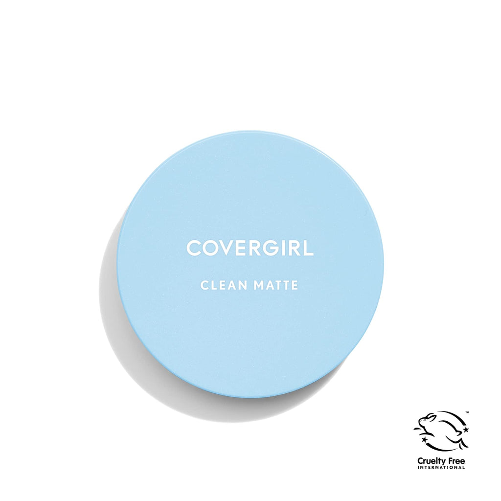 COVERGIRL Clean Matte Pressed Powder, Medium Light 535, 0.35 Oz, Pack of 1 (Packaging May Vary) - TrustMedUSA