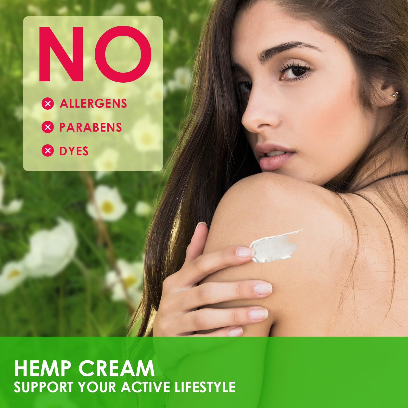 cozyuever 8.5 Oz Hemp Cream with Arnica, Menthol, Aloe, Emu Oil, Turmeric - TrustMedUSA