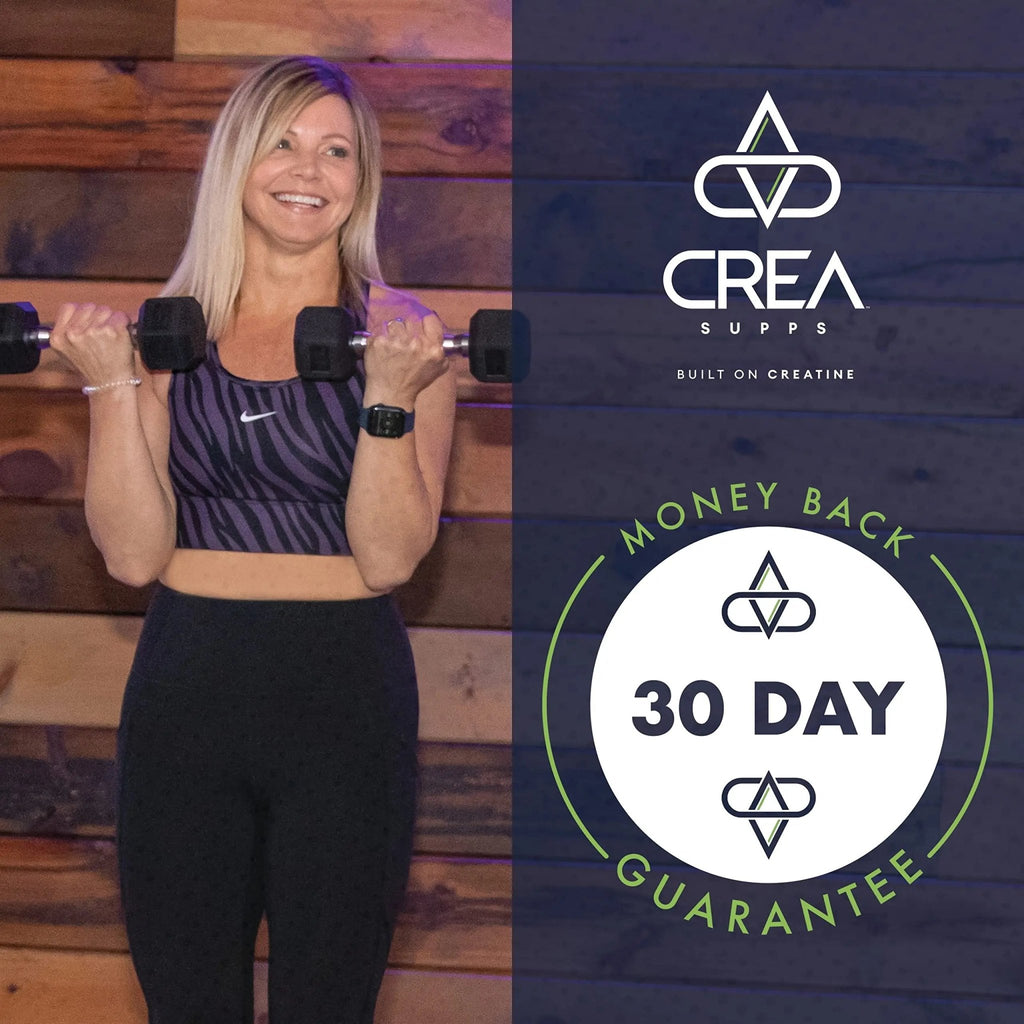 CREA SUPPS Premium Creapure Creatine Monohydrate Powder | Pure, Vegan, Keto - TrustMedUSA
