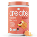 Create Creatine Monohydrate Gummies for Men & Women, Boost Focus, Strength, and Endurance, Anti-Melting Formula, Vegan, Gluten-Free, Non-GMO, 1.5g of Creatine per Gummy (Sour Peach) - Maple Wellness Supplements