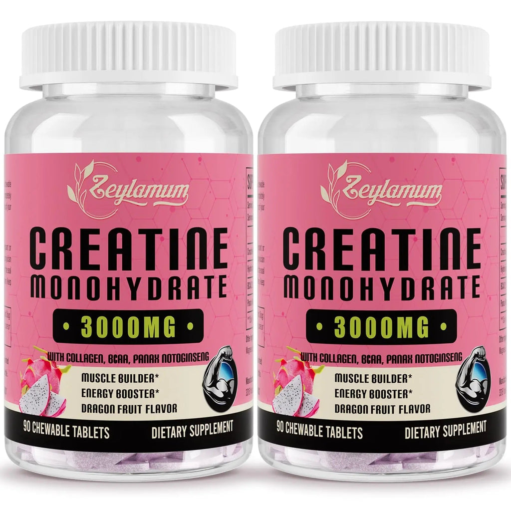 Creatine Monohydrate for Women, Creatine Supplement 3000mg, with Hydrolyzed - TrustMedUSA