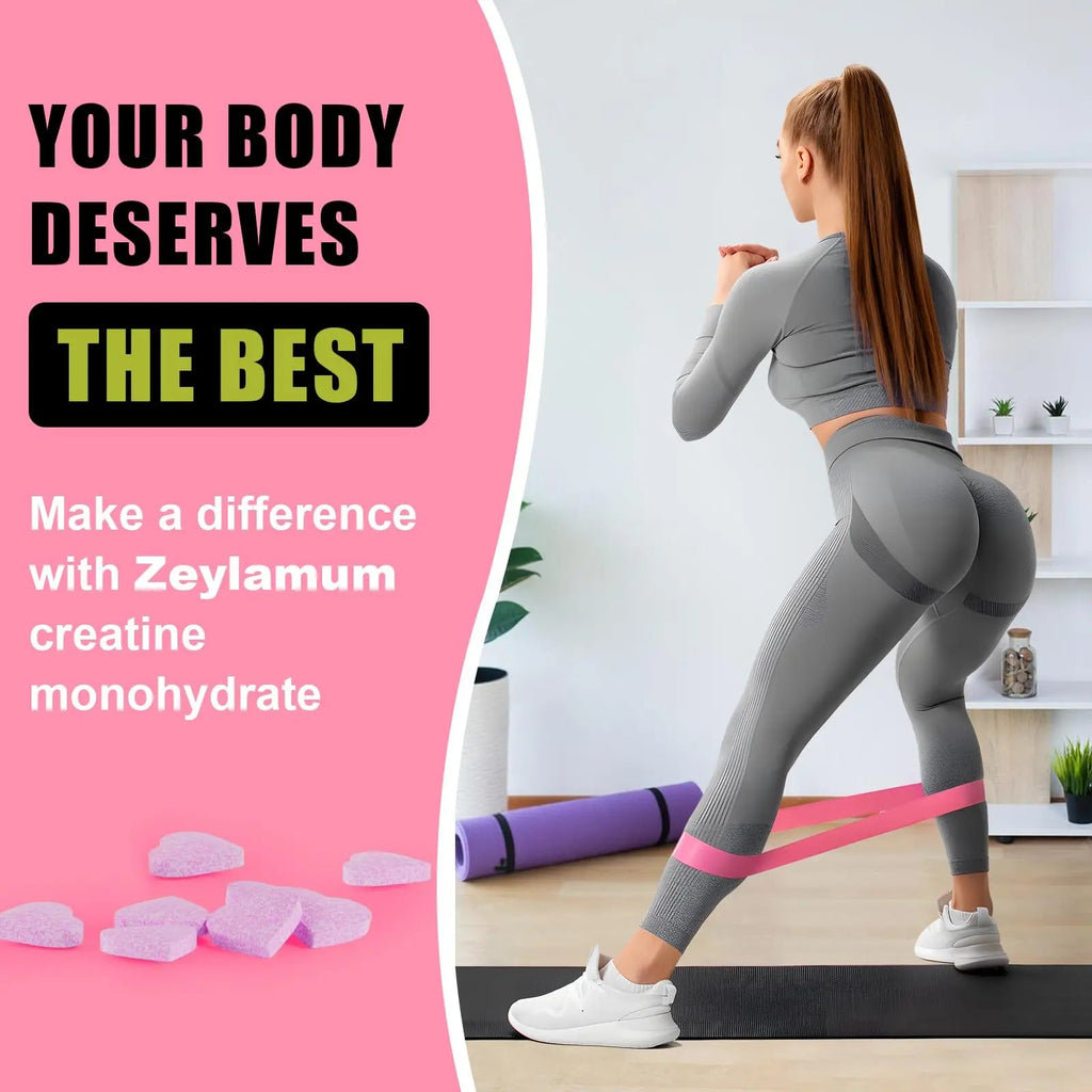Creatine Monohydrate for Women, Creatine Supplement 3000mg, with Hydrolyzed - TrustMedUSA