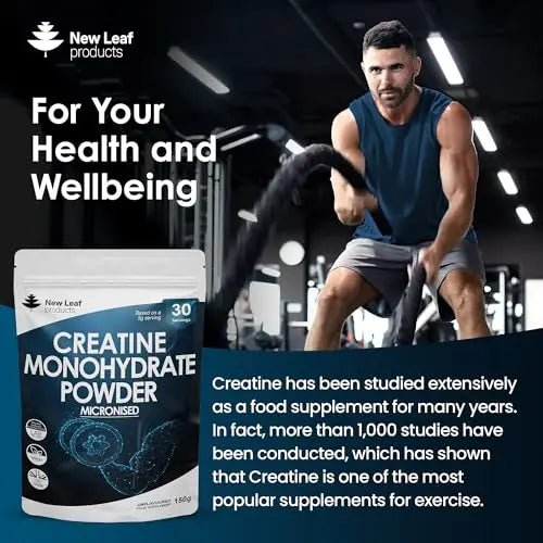 Creatine Monohydrate Powder 100% Pure Micronized Creatine - 150g Increased Absorption - TrustMedUSA