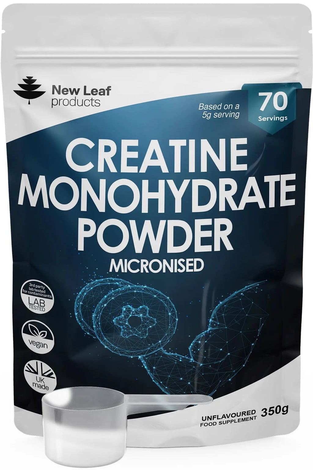 Creatine Monohydrate Powder 100% Pure Micronized Creatine - 350g Increased Absorption - TrustMedUSA