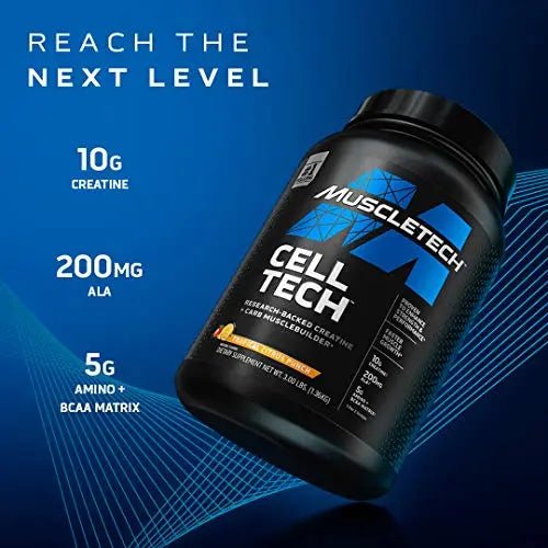 Creatine Monohydrate Powder MuscleTech Cell-Tech Creatine Powder Post Workout - TrustMedUSA