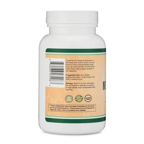 Creatine Pills 1,000mg Per Serving (120 Creatine Capsules) Micronized Creatine - TrustMedUSA