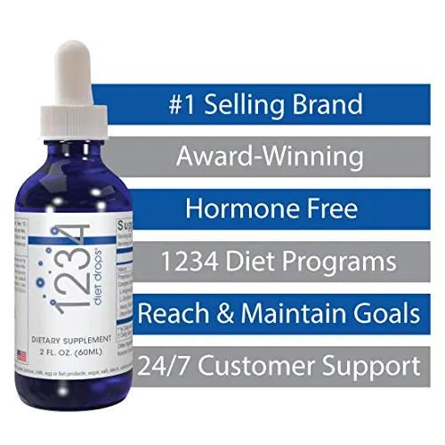 Creative Bioscience 1234 Diet Drops for Women & Men, Diet Drops for Weight Management - TrustMedUSA