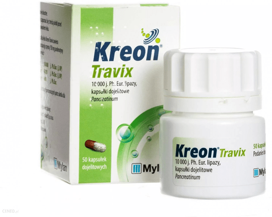 Creon Travix 10,000 / 50 caps / Pancreatinum - TrustMedUSA