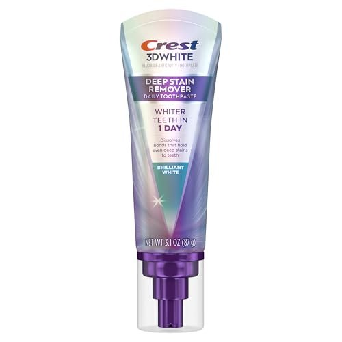 Crest 3DWhite Brilliance Deep Stain Remover Brilliant White Toothpaste - 3.1oz/2pk - TrustMedUSA