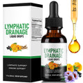 Crobirware Lymphatic Drainage Drops - Herbal Lymph System Cleanse & Immune Support - Liquid with Echinacea, Elderberry, Ginger & Burdock Root - Vegan, Alcohol-Free, 1oz - Maple Wellness Supplements