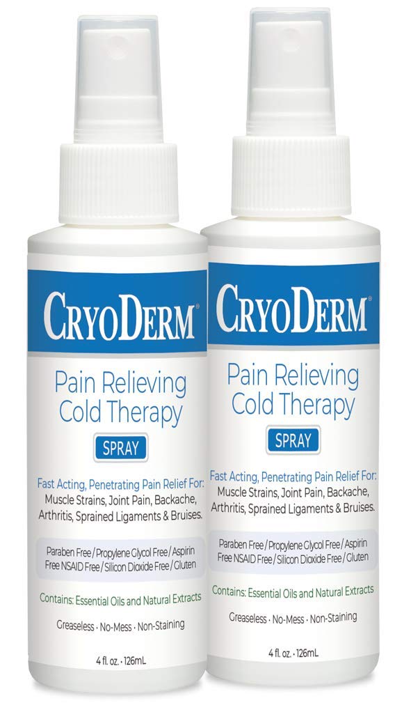 CryoDerm 4 oz Spray Cold Therapy (2 Pack) - TrustMedUSA