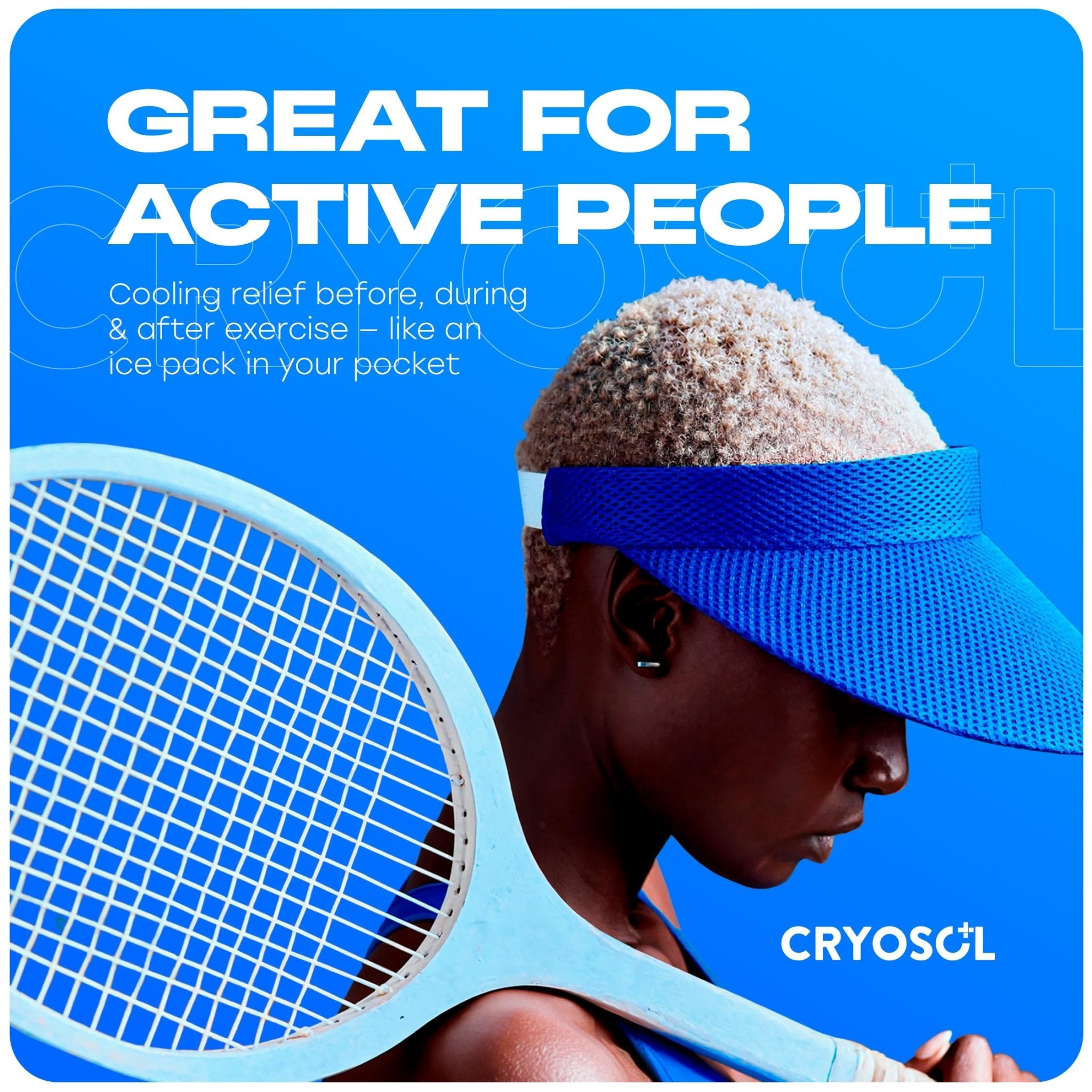CRYOSOL Freeze Spray for Rapid Relief Anywhere - Pain Relief Spray for Sprains, Strains, Bruises, Aches and Sports Injuries - Cryotherapy for Instant Cooling Relief - 200ml / 6.76 fl oz - TrustMedUSA