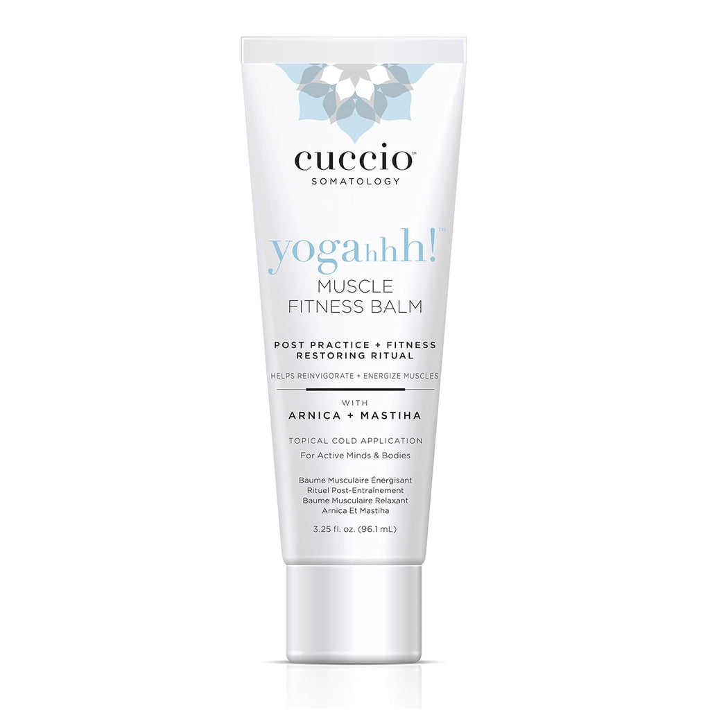 Cuccio Somatology Yogahhh Muscle Balm - Offers Soothing and Cooling Relief - Lightweight and Non Oily Finish - Helps Revitalize and Energize Muscles Post Rigorous Exercise - Paraben Free - 3.25 oz - TrustMedUSA