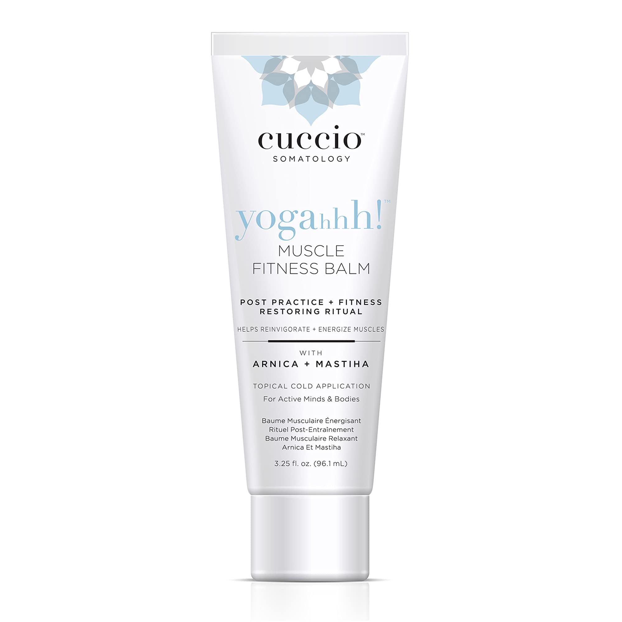 Cuccio Somatology Yogahhh Muscle Balm - Offers Soothing and Cooling Relief - Lightweight and Non Oily Finish - Helps Revitalize and Energize Muscles Post Rigorous Exercise - Paraben Free - 3.25 oz - TrustMedUSA