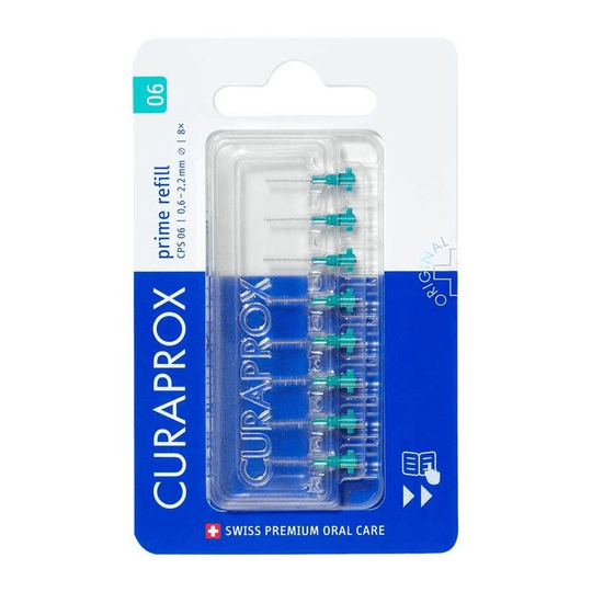 Curaprox Cps 06 prime interdental brush refill, 8 pieces - TrustMedUSA