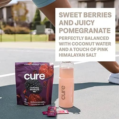 Cure Hydrating Plant Based Electrolyte Mix | FSA & HSA Eligible | Powder for Dehydration - TrustMedUSA