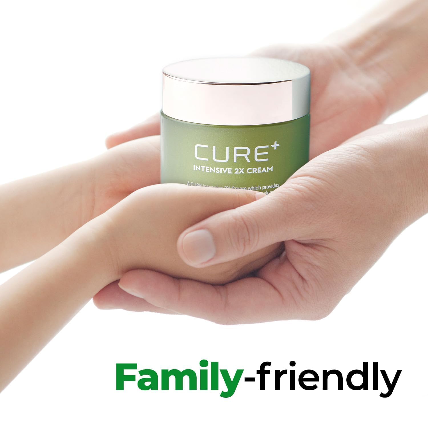 Cure Intensive 2X Cream, Premium Aloe Deep Moisturizing Multi Balm, Korean Skincare, Face Moisturizer for Dry Skin (Pack of 1) - Maple Wellness Supplements