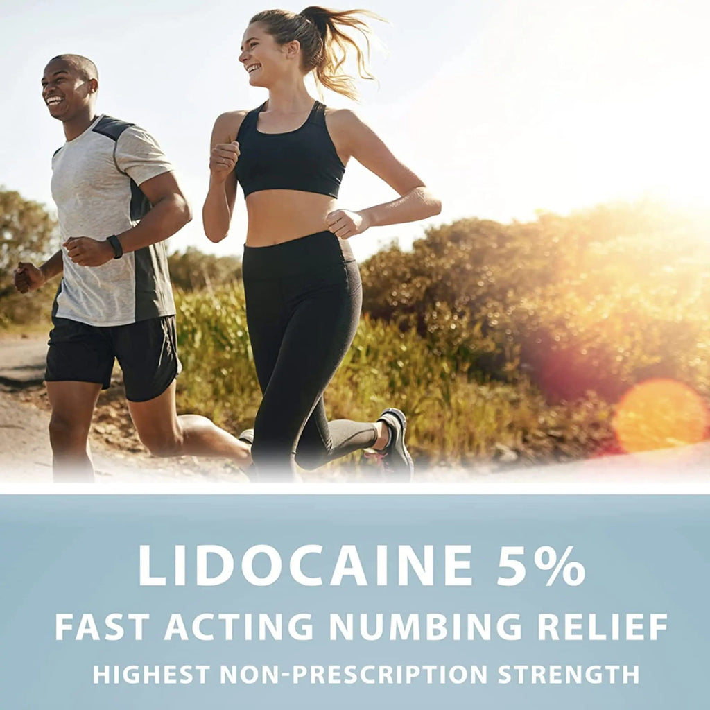 Curist 5% Lidocaine Cream Maximum OTC Strength Topical Pain Relief OTC - 12 oz (Pack of 2) XL Tube 5 Percent Lidocaine Numbing Cream to Numb Effectively (2 Pack - 6 oz Tube) - TrustMedUSA