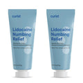 Curist 5% Lidocaine Cream Maximum OTC Strength Topical Pain Relief OTC - 12 oz (Pack of 2) XL Tube 5 Percent Lidocaine Numbing Cream to Numb Effectively (2 Pack - 6 oz Tube) - TrustMedUSA