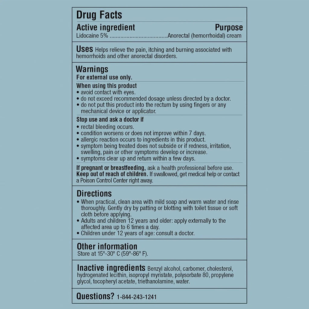 Curist 5% Lidocaine Cream Maximum OTC Strength Topical Pain Relief OTC - 12 oz (Pack of 2) XL Tube 5 Percent Lidocaine Numbing Cream to Numb Effectively (2 Pack - 6 oz Tube) - TrustMedUSA