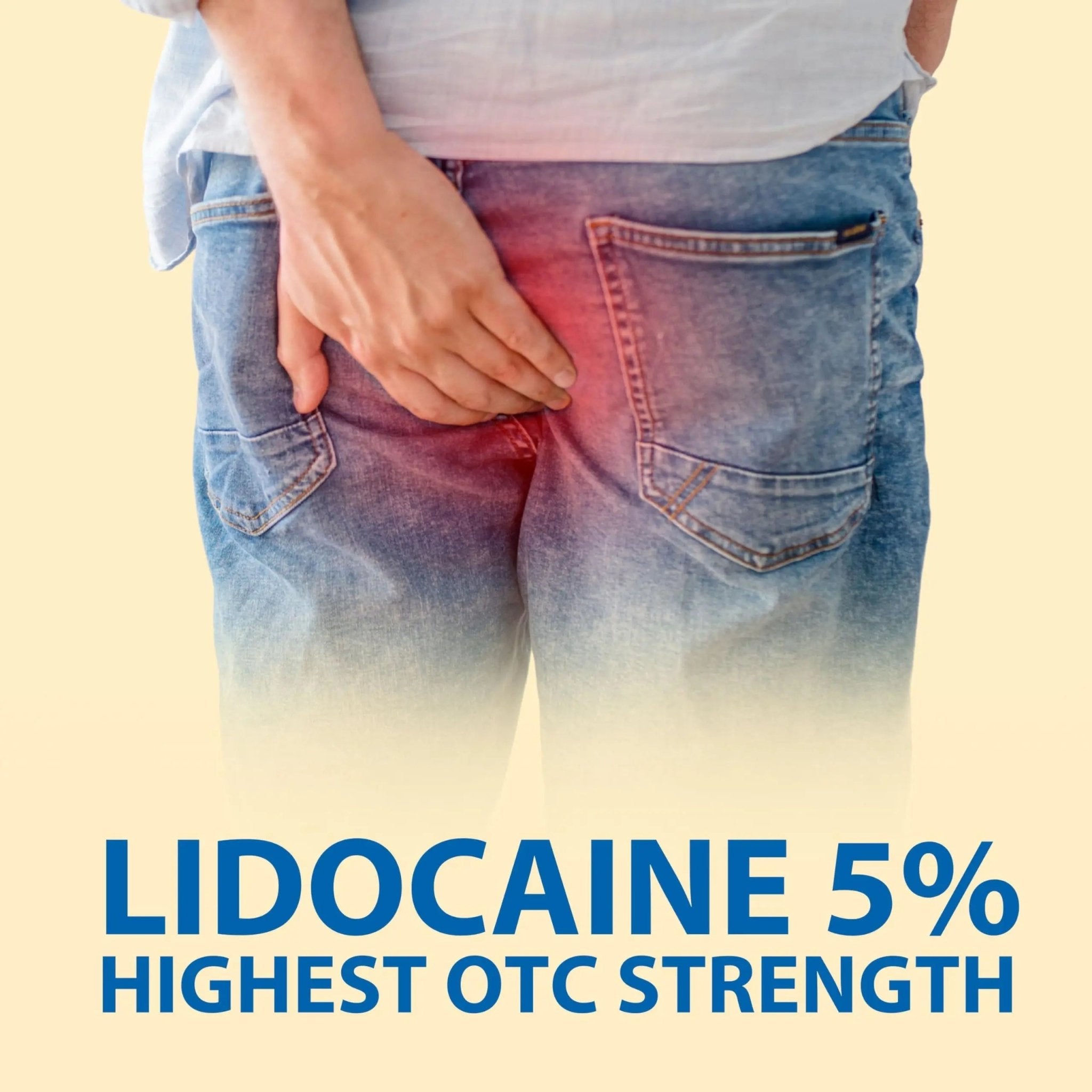 Curist Fissure and Hemorrhoid Cream with Lidocaine 5% and Phenylephrine HCl - Numbing Anal Fissure Cream Temporarily Shrinks Hemorrhoids - Reduces Itching, Swelling, & Burning - Huge Tube - 6oz - TrustMedUSA