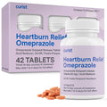 Curist Omeprazole 20mg Tablets - 42 Count Delayed-Release Tablets - Acid Reflux Medicine for Heartburn Relief - Maple Wellness Supplements