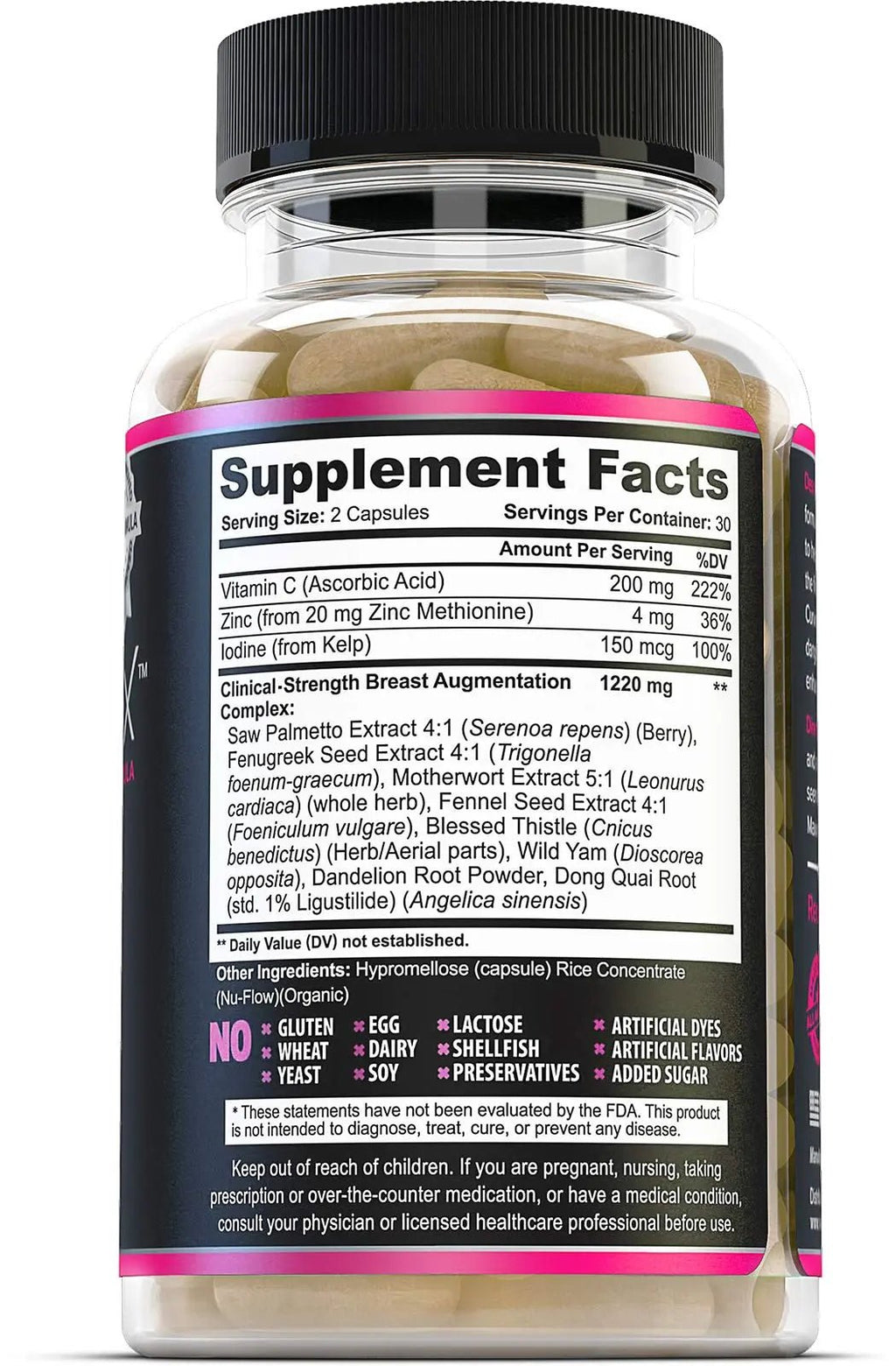 CURVINEXX (3 Bottles) - Natural Breast Toning and Firming Supplement. Lift, Firm and Enhance your Bust Naturally... - TrustMedUSA