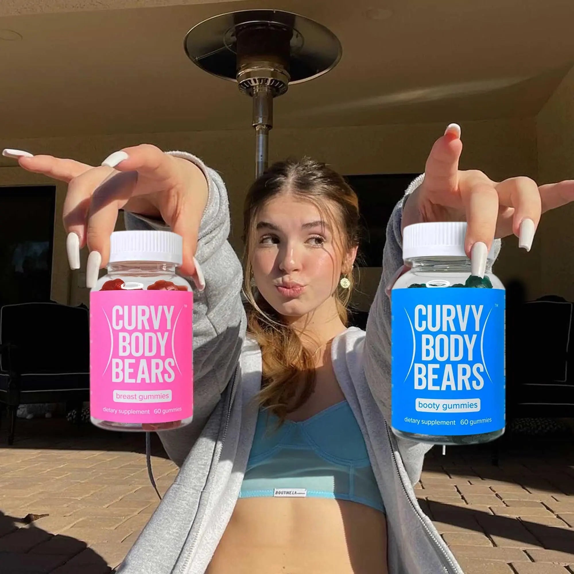 Curvy Body Bears Gummies Combo Pack - Chest and Bum Gummies - Workout Aid - TrustMedUSA