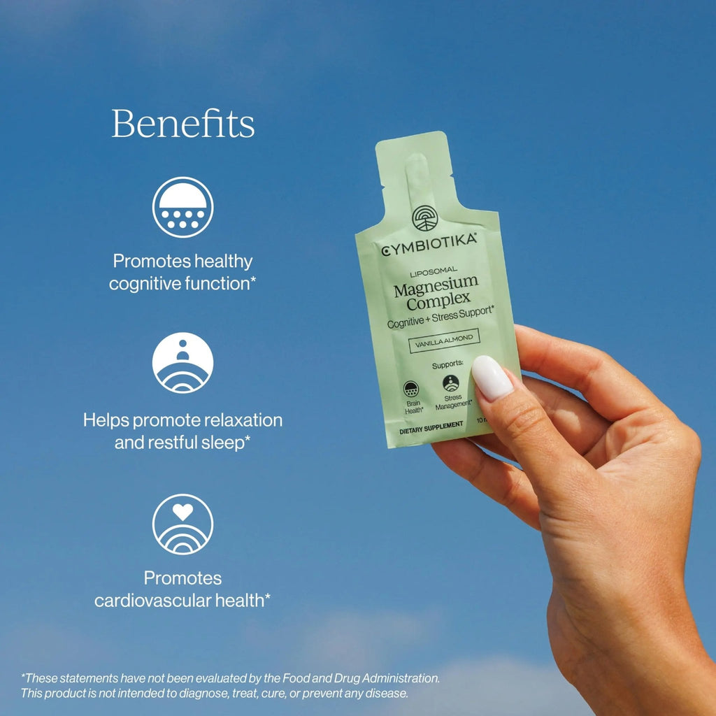 Cymbiotika Liposomal Magnesium Complex – Promotes Relaxation, Restful Sleep, and Heart & Brain Health – Highly Absorbable 3-in-1 Formula - TrustMedUSA