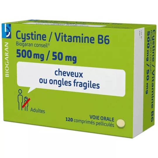 Cystine Vitamin B6 BIOGARAN CONSEIL - 120 CAPS - TrustMedUSA