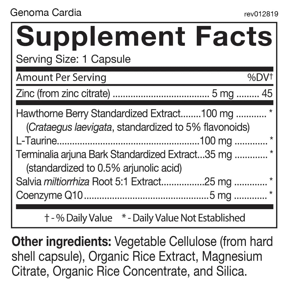 D'Adamo Personalized Nutrition Cardiac Synergy Stack - TrustMedUSA