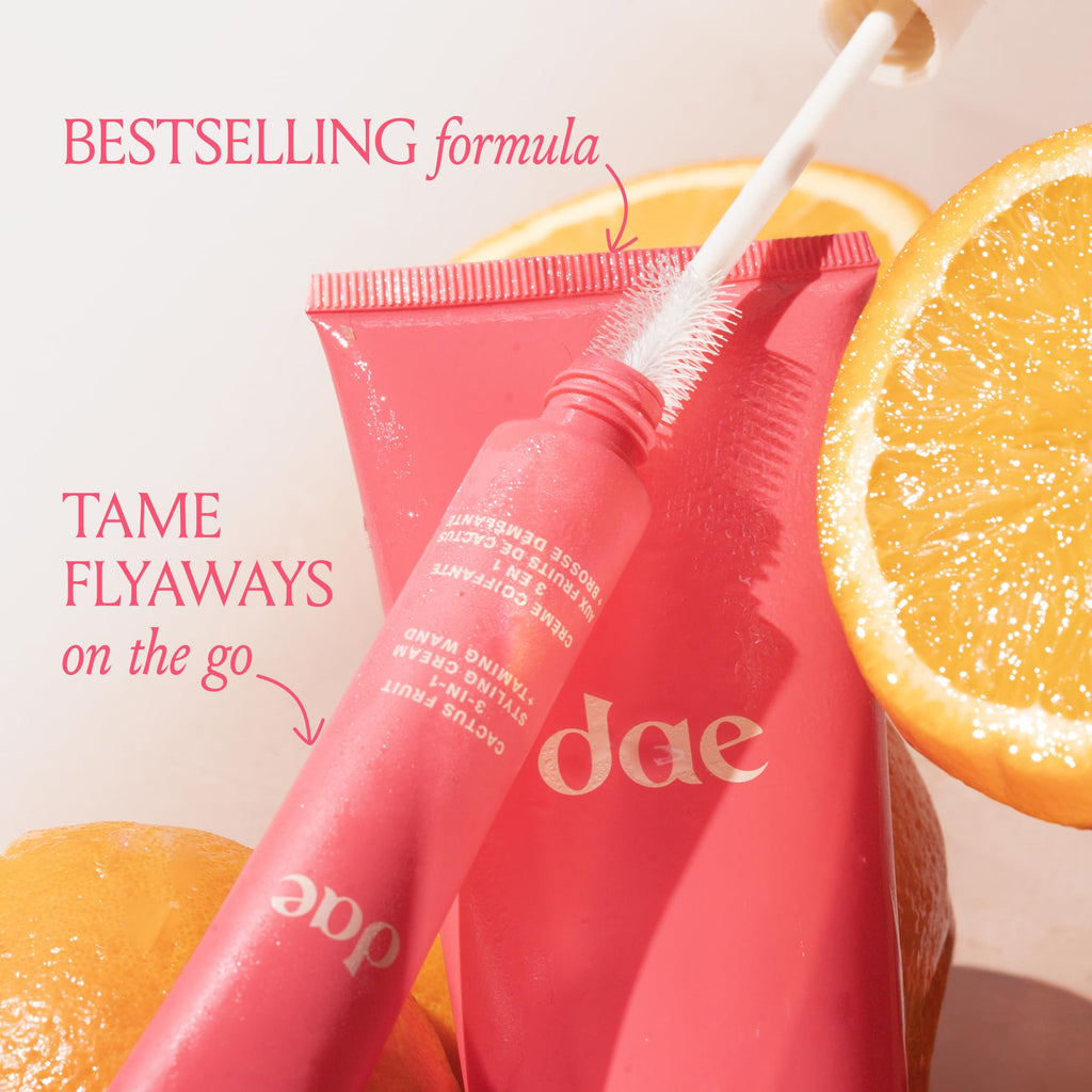 DAE Cactus Fruit 3-In-1 Styling Cream & Taming Wand - Tame Flyaways, Smooth Frizz, Style Edges (0.6 oz.) - TrustMedUSA