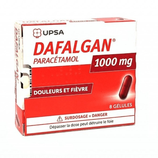 Dafalgan 1000mg capsules - UPSA - TrustMedUSA