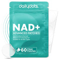 Daily Dots NAD+ Patches | Energy, Healthy Aging & Wellness Support | 12 Active Blends incl. Nicotinamide & CoQ10 | Time Release Patch | for Men & Women (60 Patches) - TrustMedUSA