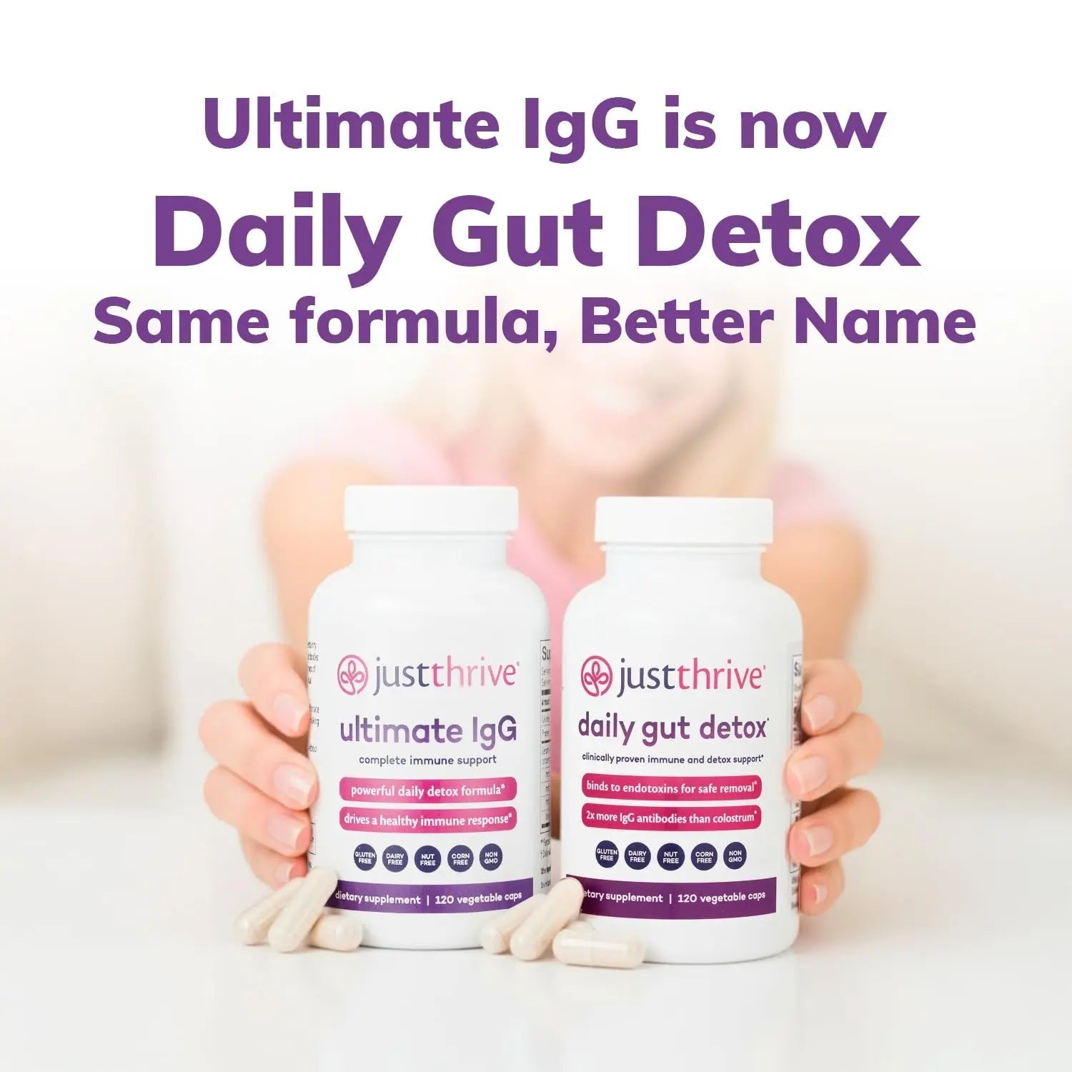 Daily Gut Detox - Ultra-Concentrated Detox & Immune Support Supplement with IgG Antibodies - Promotes Gut Health, Detoxification & Balanced Immune Response - TrustMedUSA