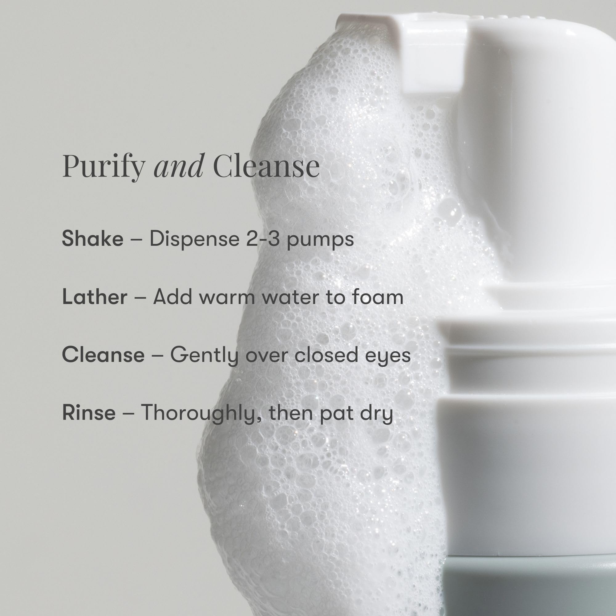 Daily Practice Dr. B Purifying Foam Cleanser - Gentle Eyelid Cleanser & Eyelash Wash for Sensitive & Dry Eyes, Blepharitis Treatment - Ophthalmologist-Created, Paraben/Phthalate/SLS-Free - 2.7 fl oz - Maple Wellness Supplements